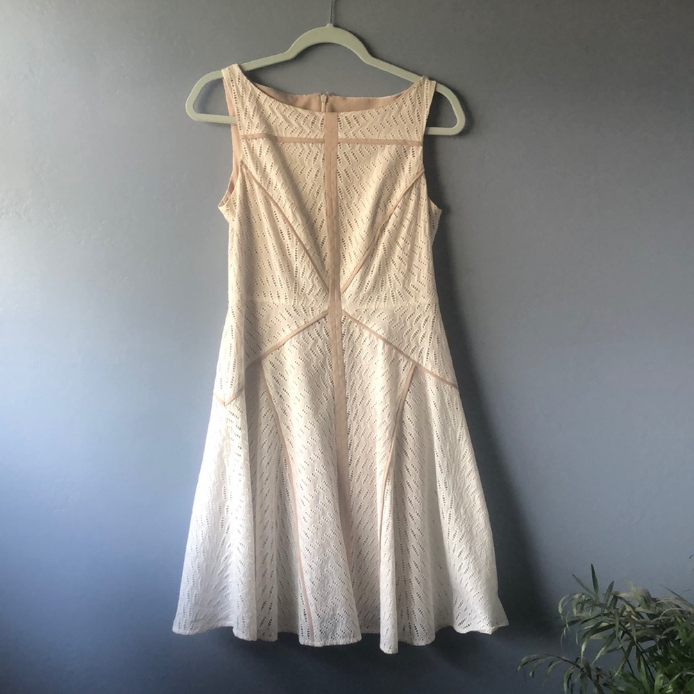 Vince Caminto white eyelet dress